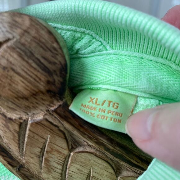 Tommy Bahama Relax Neon Lime Green Golf Polo Shirt XL - Picture 7 of 8